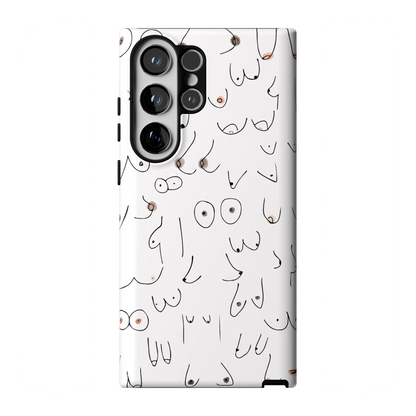 I'm With Her | Black & White Boobs Case iPhone Case get.casely