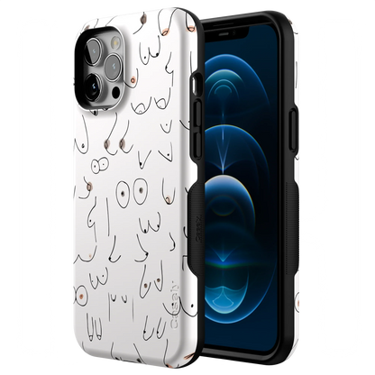 I'm With Her | Black & White Boobs Case iPhone Case get.casely
