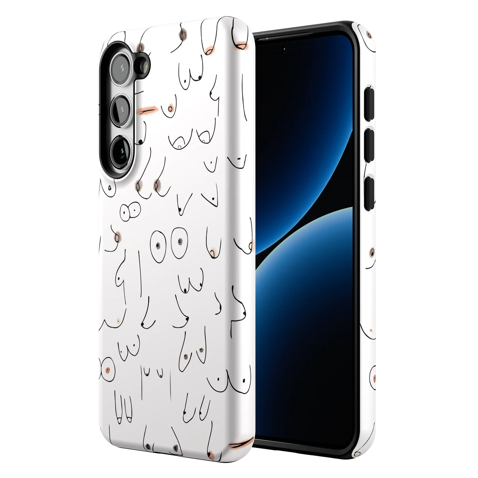 I'm With Her | Black & White Boobs Case iPhone Case get.casely
