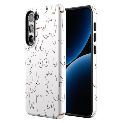 I'm With Her | Black & White Boobs Case iPhone Case get.casely