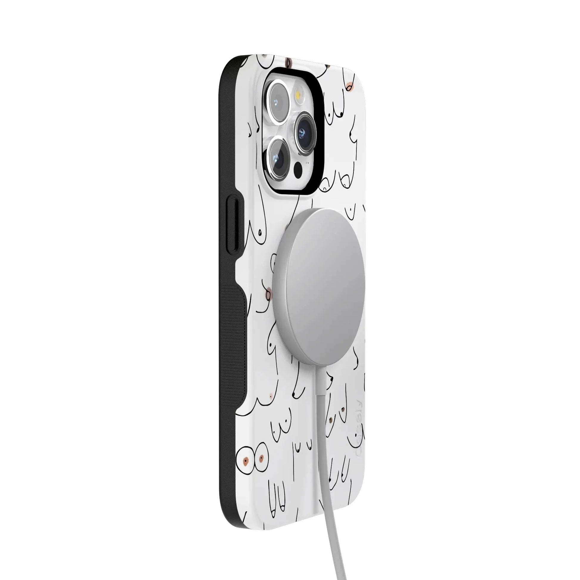 I'm With Her | Black & White Boobs Case iPhone Case get.casely