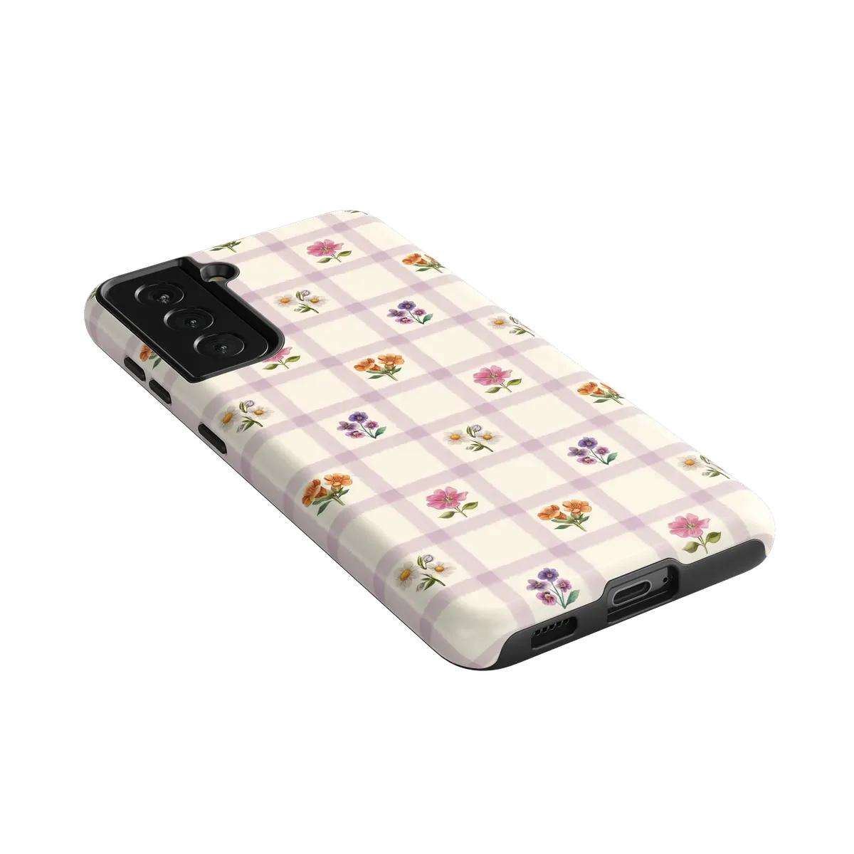 Meadow Check | Floral Gingham Case