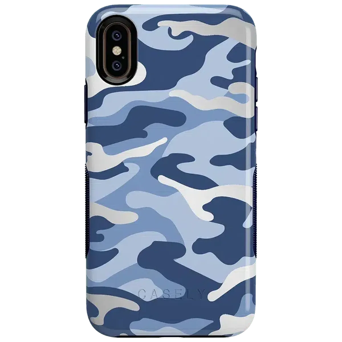 In Formation | Metallic Blue Camo Case iPhone Case get.casely Bold iPhone XS Max