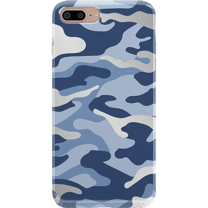 In Formation | Metallic Blue Camo Case iPhone Case get.casely Classic iPhone 6/7/8 Plus
