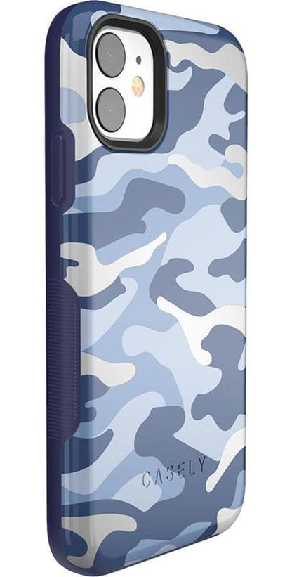 In Formation | Metallic Blue Camo Case iPhone Case get.casely