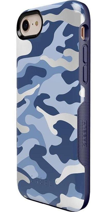 In Formation | Metallic Blue Camo Case iPhone Case get.casely