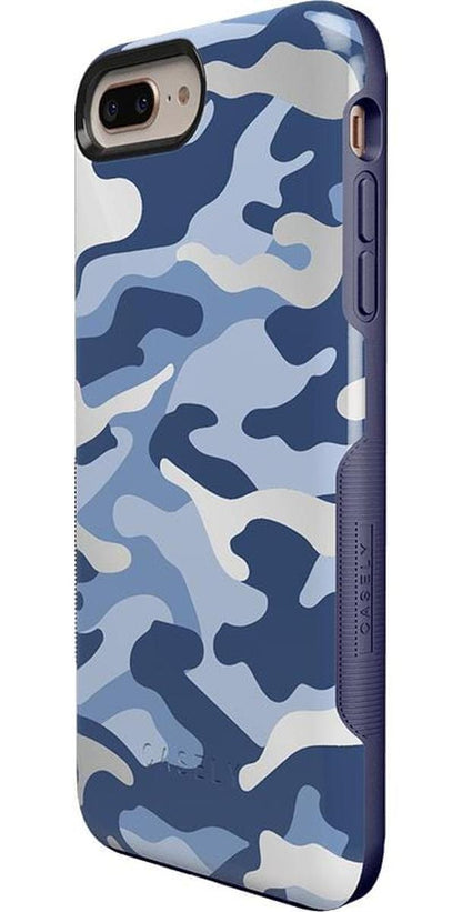 In Formation | Metallic Blue Camo Case iPhone Case get.casely