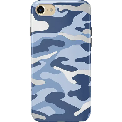 In Formation | Metallic Blue Camo Case iPhone Case get.casely