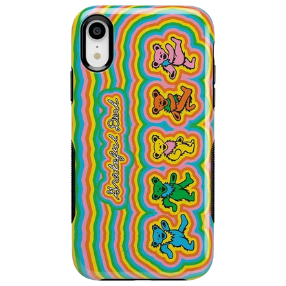 In the Groove | Grateful Dead Dancing Bears Case iPhone Case Grateful Dead Bold iPhone XR