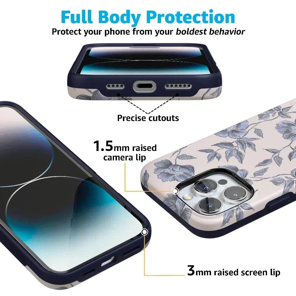 Ink & Iris | Vintage Floral Case iPhone Case get.casely