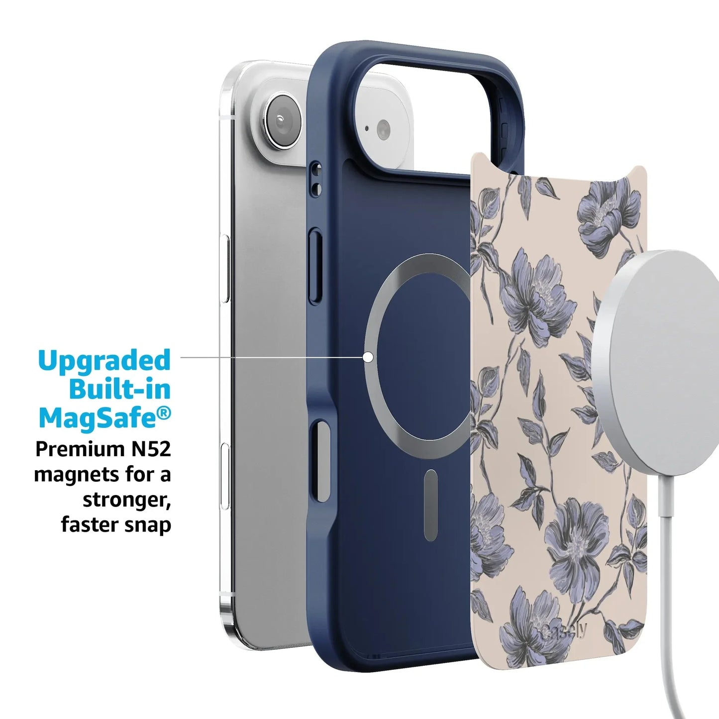 Ink & Iris | Vintage Floral Case iPhone Case get.casely