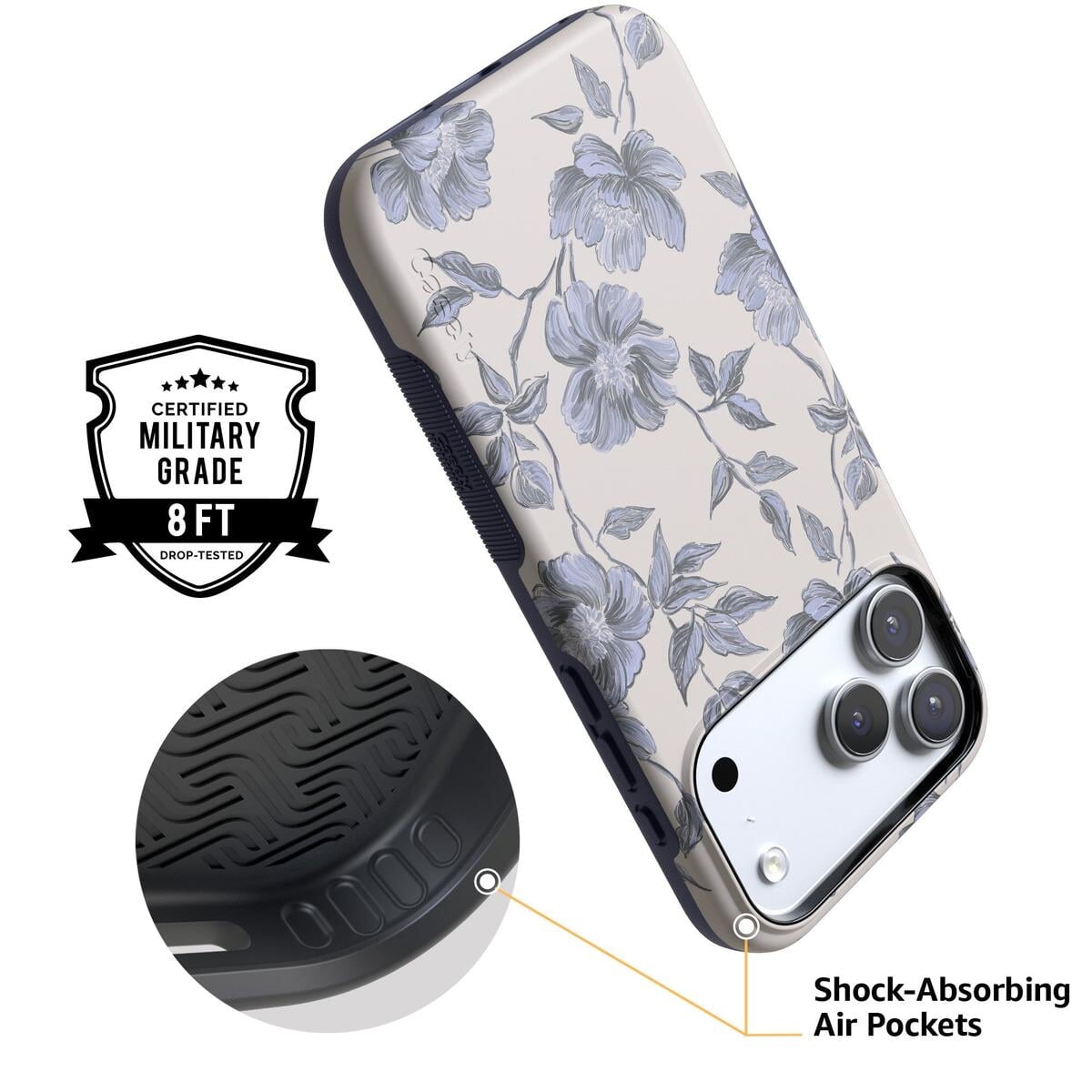 Ink & Iris | Vintage Floral Case iPhone Case get.casely