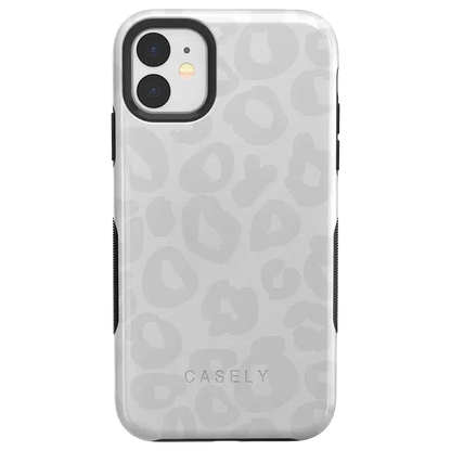 Into the Wild | White Snow Leopard Case iPhone Case get.casely Bold iPhone 11