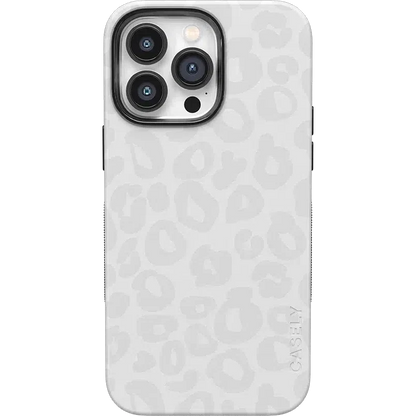 Into the Wild | White Snow Leopard Case iPhone Case get.casely Bold + MagSafe® iPhone 14 Pro Max