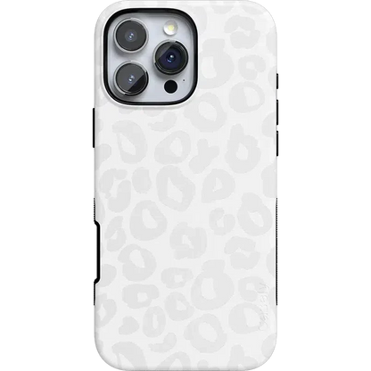 Into the Wild | White Snow Leopard Case iPhone Case get.casely Bold + MagSafe® iPhone 16 Pro Max