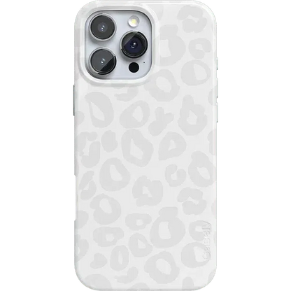 Into the Wild | White Snow Leopard Case iPhone Case get.casely Classic + MagSafe® iPhone 16 Pro Max