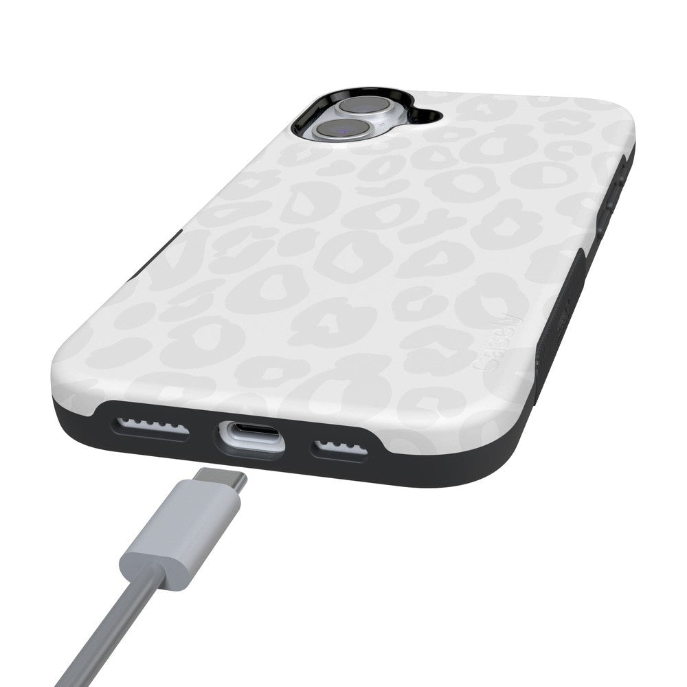 Into the Wild | White Snow Leopard Case iPhone Case get.casely