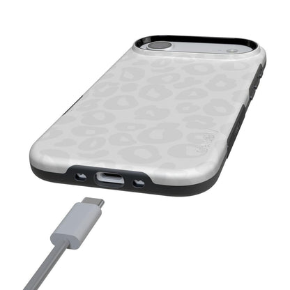 Into the Wild | White Snow Leopard Case iPhone Case get.casely