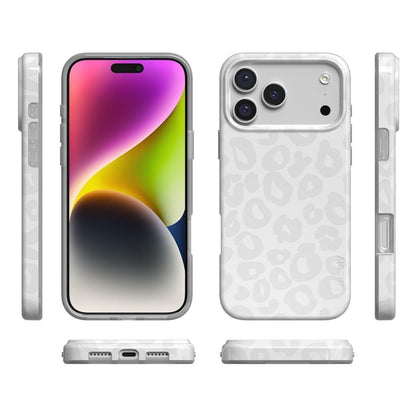 Into the Wild | White Snow Leopard Case iPhone Case get.casely