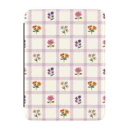 Meadow Check | Floral Gingham Kindle Case