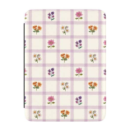 Meadow Check | Floral Gingham Kindle Case