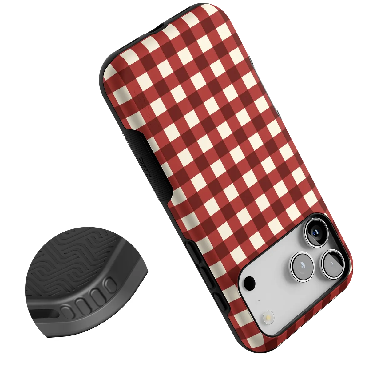 Checked Twice | Red Plaid Case
