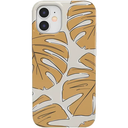 Island Time | Tropical Leaves Floral Case iPhone Case get.casely Classic iPhone 12