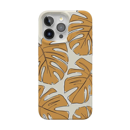 Island Time | Tropical Leaves Floral Case iPhone Case get.casely Classic + MagSafe® iPhone 15 Pro Max