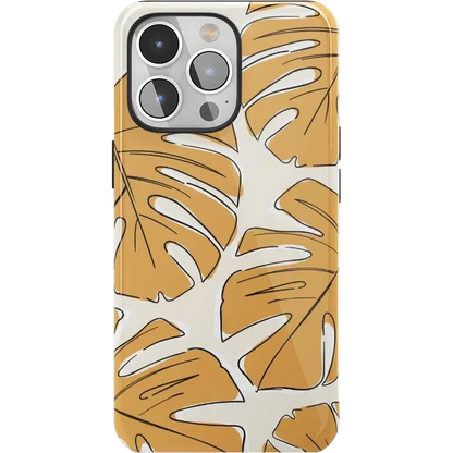 Island Time | Tropical Leaves Floral Case iPhone Case get.casely Essential + MagSafe® iPhone 15 Pro