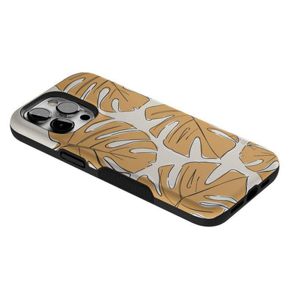 Island Time | Tropical Leaves Floral Case iPhone Case get.casely