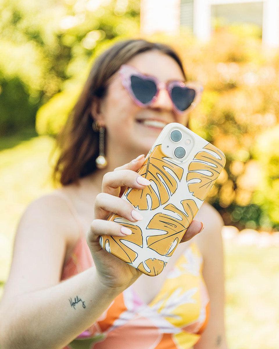 Island Time | Tropical Leaves Floral Case iPhone Case get.casely