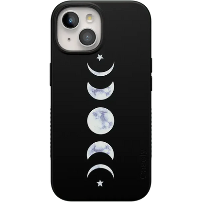 It's Just a Phase | Marble Moon Case iPhone Case get.casely Bold Flex + MagSafe® iPhone 15 Plus
