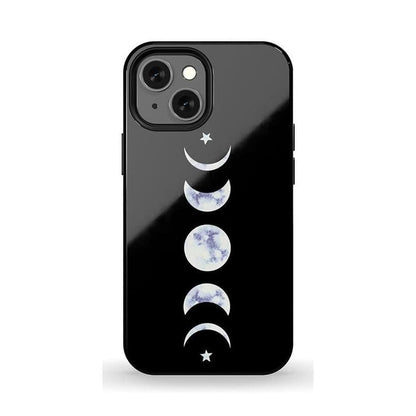 It's Just a Phase | Marble Moon Case iPhone Case get.casely Essential + MagSafe® iPhone 13 Mini