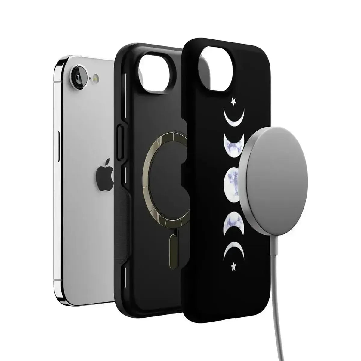 It's Just a Phase | Marble Moon Case iPhone Case get.casely