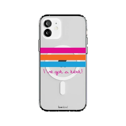 I've Got a Text! | Love Island Case Phone Case get.casely Classic + MagSafe® iPhone 12 Mini