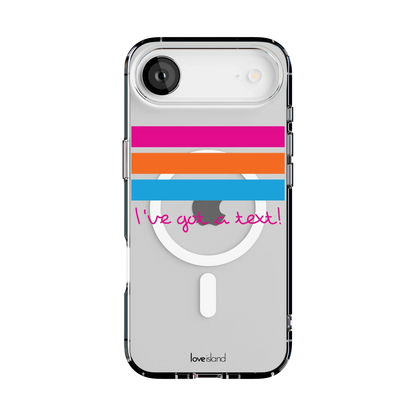 I've Got a Text! | Love Island Case Phone Case get.casely Clear + MagSafe® iPhone 17 Air