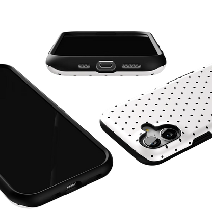 On the Dot | Black Polka Dot Case