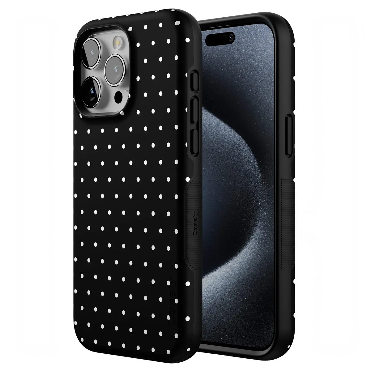 On the Dot | White Polka Dot Case