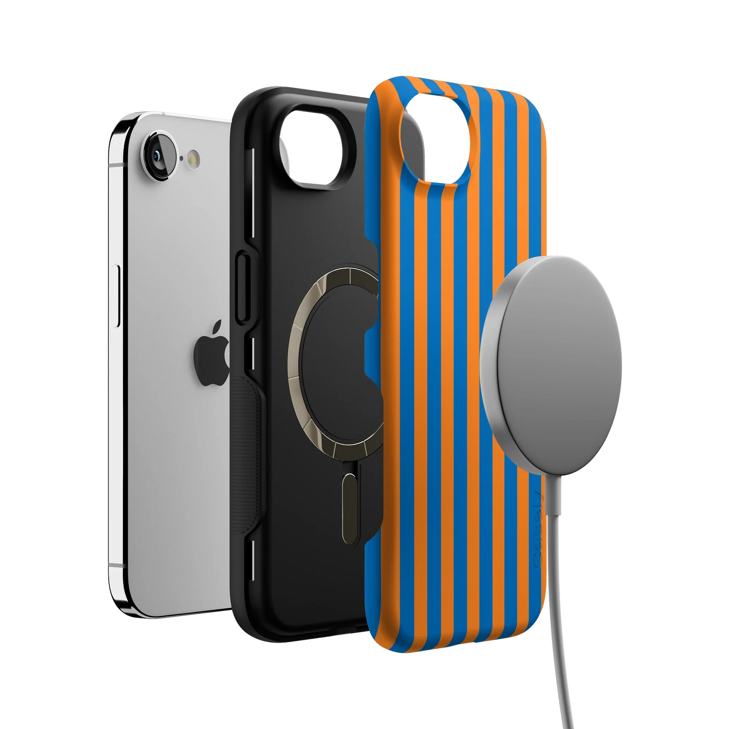 Go New York | Blue & Orange Stripes Case