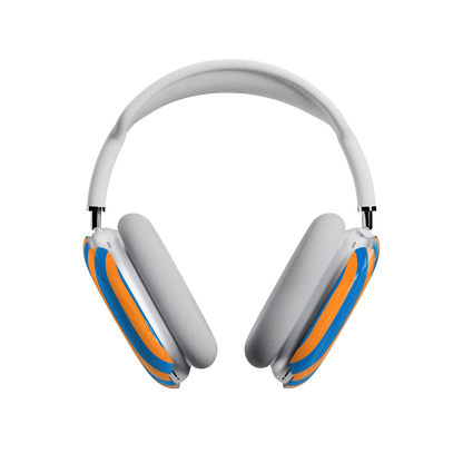 Go New York | Blue & Orange Stripes AirPods Max Case