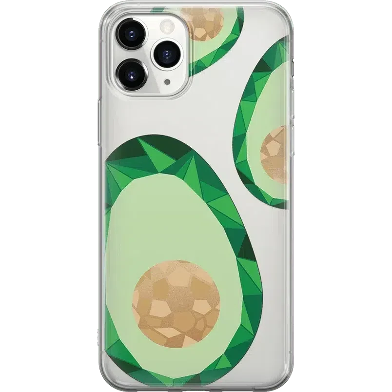 Just Ripe | Avocado Gold Clear Case iPhone Case get.casely Classic iPhone 11 Pro Max