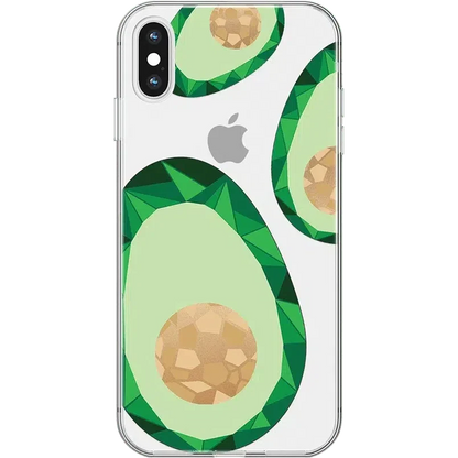 Just Ripe | Avocado Gold Clear Case iPhone Case get.casely Classic iPhone X / XS
