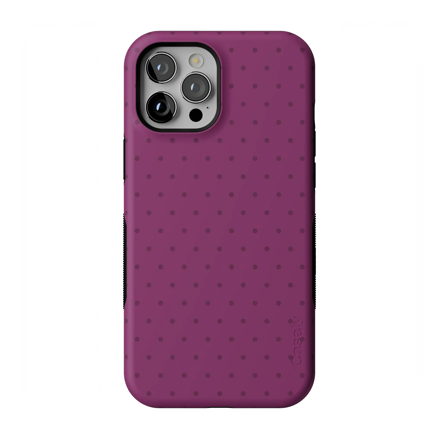 On the Dot | Plum Polka Dot Case - iPhone 12 Pro