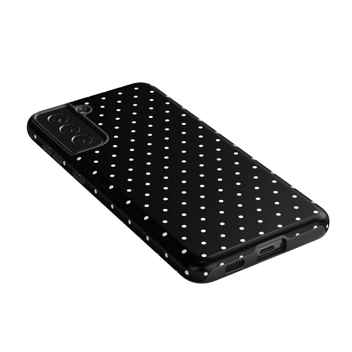 On the Dot | White Polka Dot Case