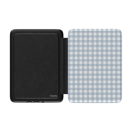 Pastel Picnic | Blue Gingham Kindle Case