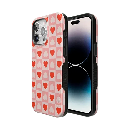 King of My Heart | Checkered Hearts Case Phone Case Casetry