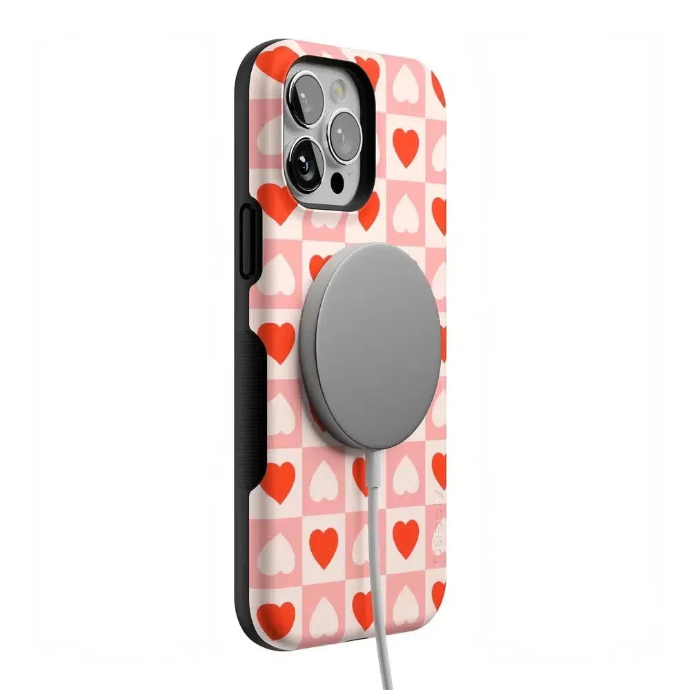 King of My Heart | Checkered Hearts Case Phone Case Casetry