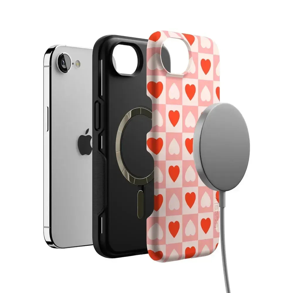 King of My Heart | Checkered Hearts Case Phone Case Casetry