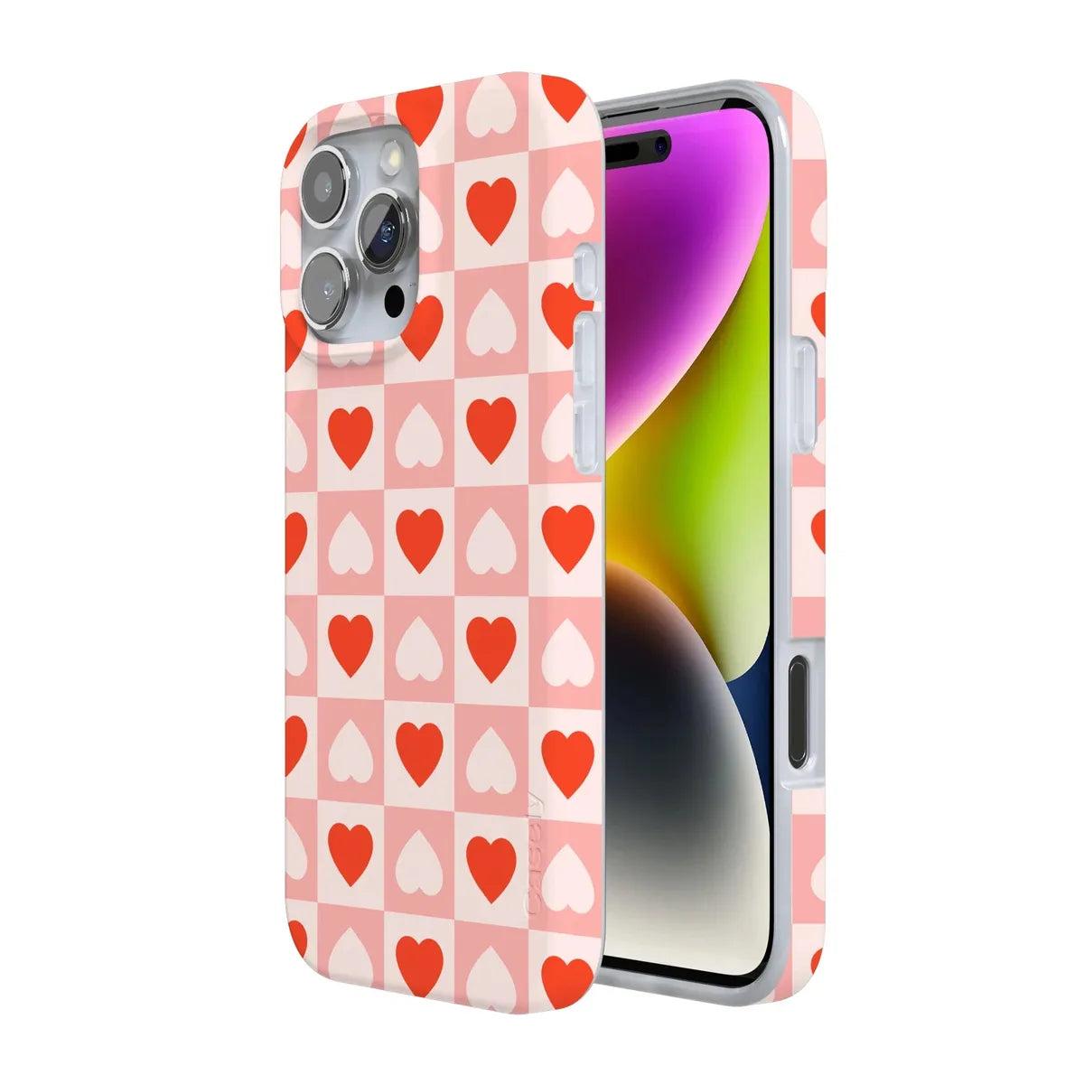 King of My Heart | Checkered Hearts Case Phone Case Casetry
