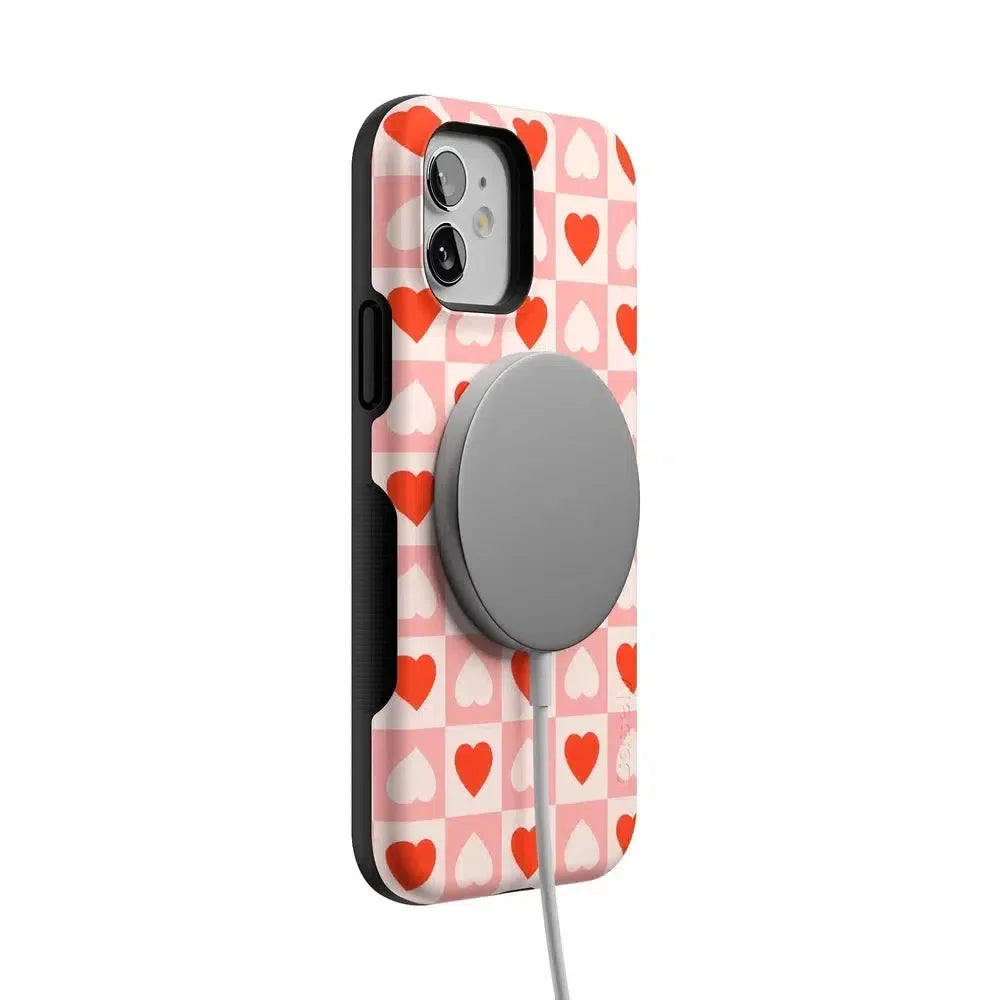 King of My Heart | Checkered Hearts Case Phone Case Casetry